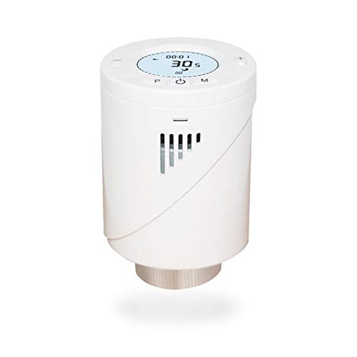 Preisvergleich Produktbild Meross Smart WLAN Heizkörperthermostat mit LCD-Anzeige Intelligenter Programmierbar Heizungsthermostat für Einzelne Räume, Kompatibel mit Alexa, Google Assistant und IFTTT, Hub erforderlich, MTS100