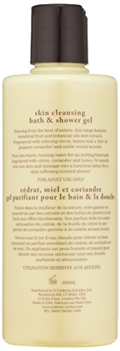 Crabtree & Evelyn Citron, honey and coriander skin cleansing bath and shower gel, 1er Pack (1 x 250 ml) - 4