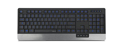 Speedlink Lucidis Tastatur mit regelbarer blauer Tastenbeleuchtung (Vollformat-Tastenfeld, Pfeil- und Ziffernblock, USB) - 2