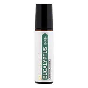 ASTRALGLEE Pre-Diluted Eucalyptus Oil Roll-on 10ml (Eucalyptus Globulus) for Headache, Migraine, Tension, Pain Relief, Relaxation, Stress and Anxiety | for Cold & Nasal Congestion| Helps in Anxiety, Stress & Insomnia, Non Habit Forming