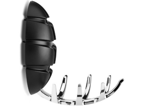 BUG Garderobe Klappgarderobe grau 7 Haken Chrom - 2