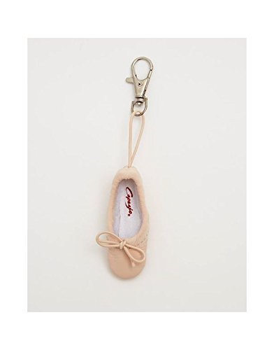 Preisvergleich Produktbild Ballettschuh Schlüsselanhänger von Capezio Spitzenschuhanhänger mit Ballettschläppchen und Karabinerhaken