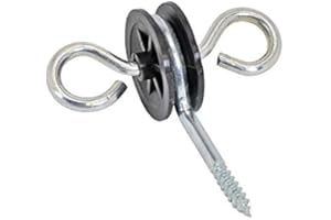 VOSS.farming 10 isolateurs de poignées de Porte, Ronds pour clôture électrique