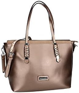 Bag woman with shoulder strap PIERRE CARDIN bronze with zip opening VN1886