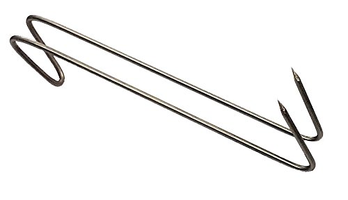 Preisvergleich Produktbild 30 Räucherhaken Edelstahl 10,5cm