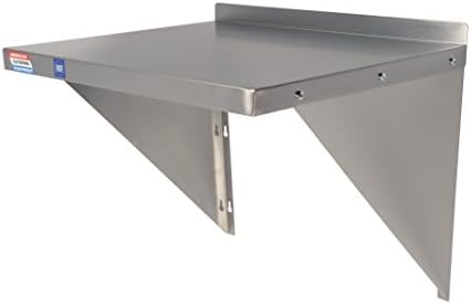 Equipment shelf suitable for microwave etc. - including brackets &amp; fixings - 610 x 500 mm (24” x 20” )