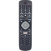 BYCONNERS Philıps 55Pus7002 4K Smart Led Televizyon Uyumlu Klavyesiz Yedek Kumanda