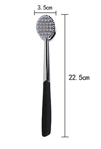 Fanaticism Fleischklopfer Edelstahl Fleischhammer Steakhammer Küchenhelfer 22,5cm - 2