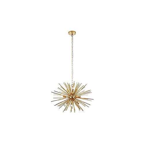 ENDON70575 Orta 9 Light Ceiling Pendant Light In Brushed Gold Effect