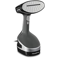 Rowenta Access Steam+ DR8150D1 - Cepillo de vapor, plancha vertical 1600 W, depósito 190 ml, elimina arrugas, olores y desinfecta, accesorio prendas delicadas y gruesas, cable de 3 m