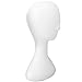 Plastic Model Head Hats Caps Wig Display Mannequin Head White