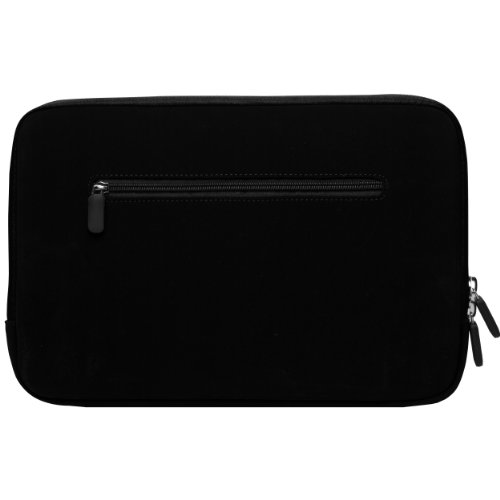 SumacLife schwarz MIcrofiber Microfaser-Hülle Shock Resistant Stoßfest Pouch Notebooktasche für MacBook Pro/Air 33,8 cm (13,3 Zoll) (Black) - 2