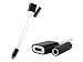 Produktbild Lightning Dual Doppel Adapter Kabel 2 in 1 Splitter Ladekabel + Kopfhörer Anschluss 3.5mm Audio AUX Klinken Stecker für Apple iPhone 7, 7 Plus, 6, 6s, 6 Plus, 6s Plus, 5, 5c, 5s iOS10 geeignet Schwarz