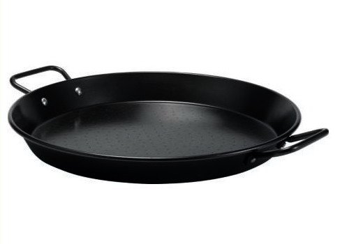 Living 40cm Non-Stick Carbon Steel Paella Pan With Stainless Steel Handle