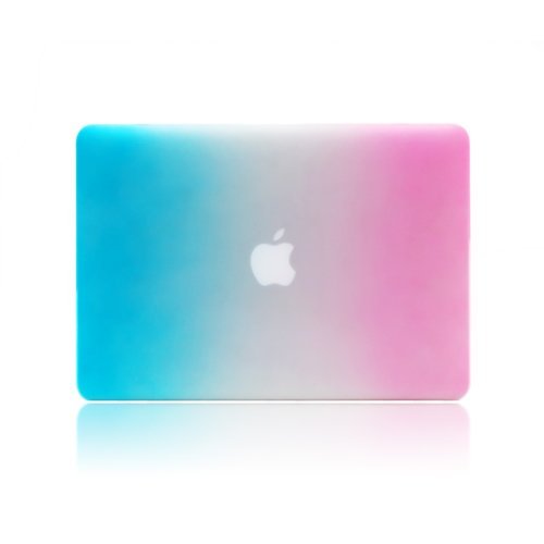 MacBook Pro 15 Retina Hülle Case,iNeseon Ultra Slim Plastik Hartschale Tasche Cover Shell, US Regenbogen und EU Transparent Tastatur Abdeckung Schutzhülle für Apple MacBook Pro 15.4 Zoll mit Retina Display Modell:A1398 (Regenbogen) - 8