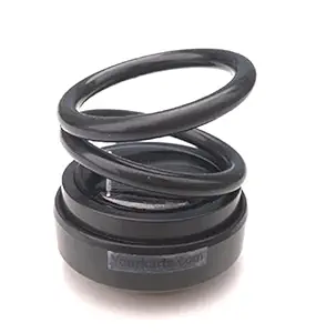 YOURKARTS.COM Solar Power Double Ring 360 Degree Rotating Dashboard Air Freshener Perfume with Organic Fragrance (Black)