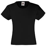 Fruit of the Loom Girls Value Cotton T-shirt, T Shirt, Tee Shirt