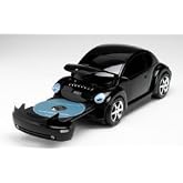 Radyolu Araba Şeklinde CD &ccedil;alar - SİYAH renk WD3A - Digitel Technology Ltd i&ccedil;in &uuml;retilmiştir - *Not: Bu bir VW Beetle arabası