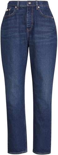 Calvin Klein New Mom Jean Lv047D842G Jeans, Blue (Thompson), 26W x 32L Donna