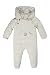 Kanz Unisex Baby Overall m. Kapuze 0003528 Hooded Long Sleeve Snowsuit, Off-White (snow White White 1050), 0-3 Months (Manufacturer size: 62)