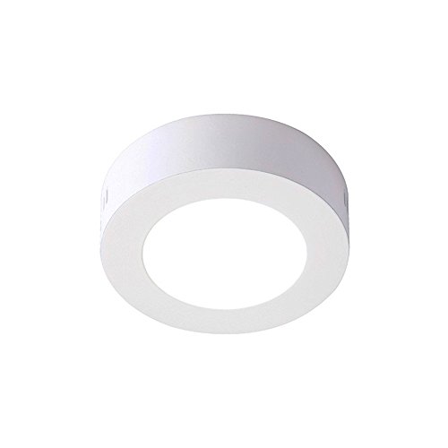 Henda Plafón LED Downlight LED Superficie Circular 6W Luz Neutra 4500K