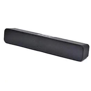 KRN 10W Wireless Bluetooth Soundbar with FM Tuner, 3.5 mm AUX Port, USB/TF Card Support and Built-in Microphone