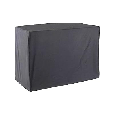 GREEN CLUB Housse De Protection pour chariot plancha Haute Qualité polyester L 100 x l 60 x h 90 cm couleur anthracite