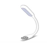 SANEC USB LED Lamp Foldable Notebook Book Reading Keyboard Lighting white
