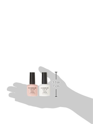 shinerlac UV/LED French Manicure Gel Nagellack Nr. 80523 und 80526 10 ml - 5