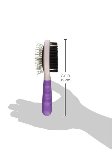 Jardin-Pet-Dog-Brush-Grooming-Shedding-Brush-Comb-Purple