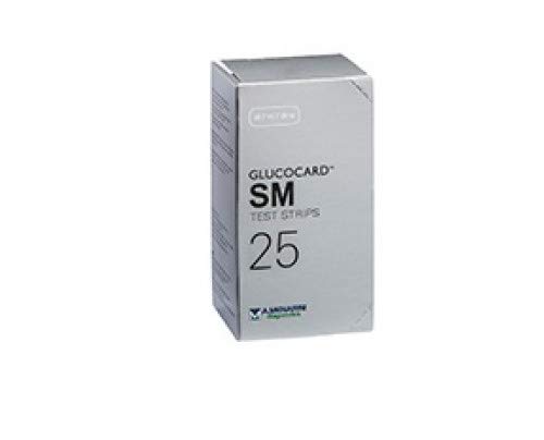 GLUCOCARD SM TEST STRIPS 25PZ