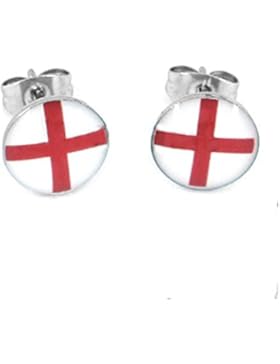 Cameleon-Shop - Ohrstecker Edelstahl - Flagge England - 10mm