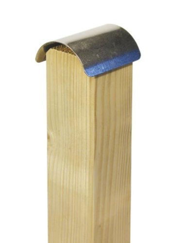 GAH-Alberts 205638 Pfostenkappe für abgerundete Holzpfosten, Edelstahl, 90 x 90 mm - 4