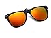 Produktbild Sonnenbrille Polarisiert Clip auf Flip Up,Tukistore Sonnenbrille Aufsatz Clip on Polarisiert Clip polarisierte Sonnenbrille Flip up Sonnenbrille Clip Gegen Licht für Damen Herren