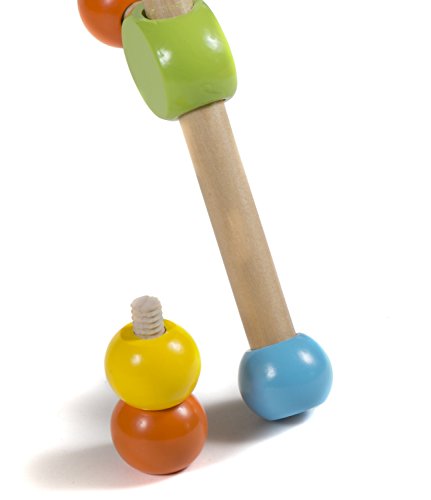 Bieco 23000015 – Baby Holz Spieltrapez höhenverstellbar ca. 64 x 55 cm - 2