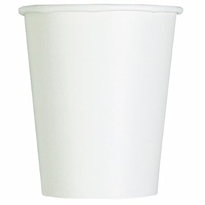 Unique Party - 31046 - Paquet de 14 Gobelets en Carton - 266 ml - Blanc