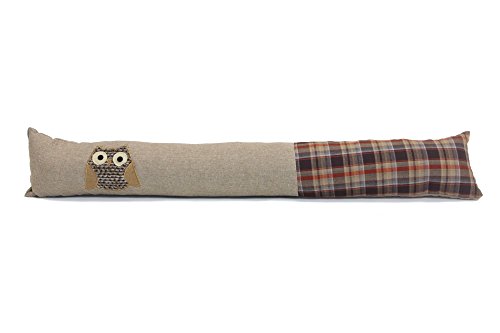 Zugluftstopper „Eule“ in grober Canvasoptik - 3