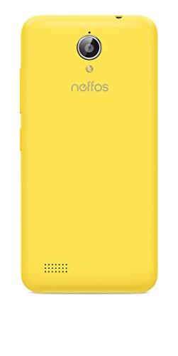 Neffos Y5L Smartphone 3G, Dual SIM, Schermo 4.5 Pollici, 8 GB di Memoria, 1 GB di RAM, Android 6.0, Quad-Core, Fotocamera 5 MP, Batteria 2020 mAh, Giallo
