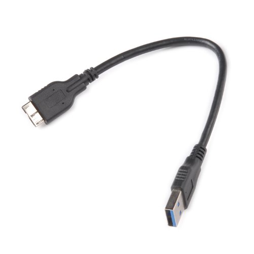 tinxi® 4 Port USB 3.0 Hub Super Speed bis zu 5Gb/s Portable USB3.0 4 Port Verteiler ohne Netzteil ideal für Laptop, Ultrabook, PC und Tablet PC unterstütz Win7 / Win8 / Win10 / Mac in Schwarz (USB 3.0 Hub NEU) - 3