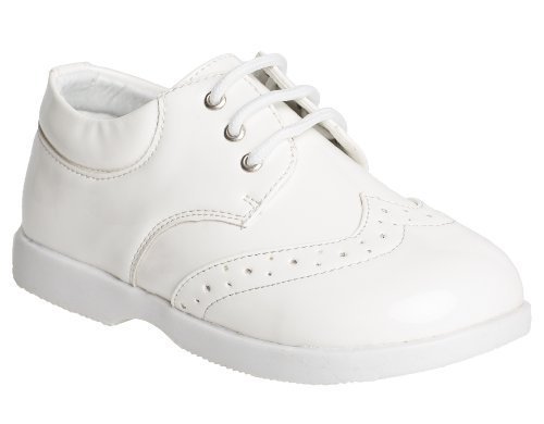 Paisley of London Boys White Formal Shoes Infant 1 - 8