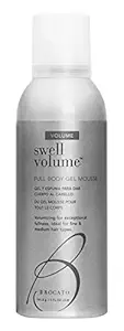 Brocato Swell Volume Gel Mousse: Curl Styling Products for Enhancing and Volumizing Curly or Wavy Hair for Full Body and Shine - Anti Frizz Plumping Mousse for Men or Women - 5 Oz