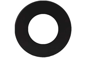 LANZZAS Ofenrohr Wand-Rosette mit 70 mm Rand, Farbe: schwarz-metallic, im Durchmesser Ø 150 mm - weitere Rohre aus unserem Sortiment, finden Sie hier.