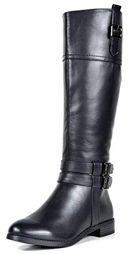 TOETOS Femme Diane-w Bottes d'Équitation Mi-Mollet Hiver