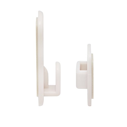 Homgaty 4 Paar Fernbedienung Halter Wand Ablage Haken für TV Klimaanlage Fernbedienung Gerät - 3