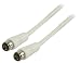 Produktbild Antennenkabel F-Stecker Quick - F-Stecker Quick 10.0 m Weiss, Mit diesem (973977004265)