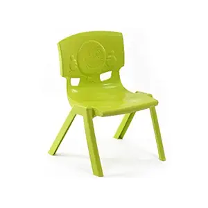 Nilkamal Livshine Intra Strong and Durable Plastic School Study Chair for Kids (Green, Medium)