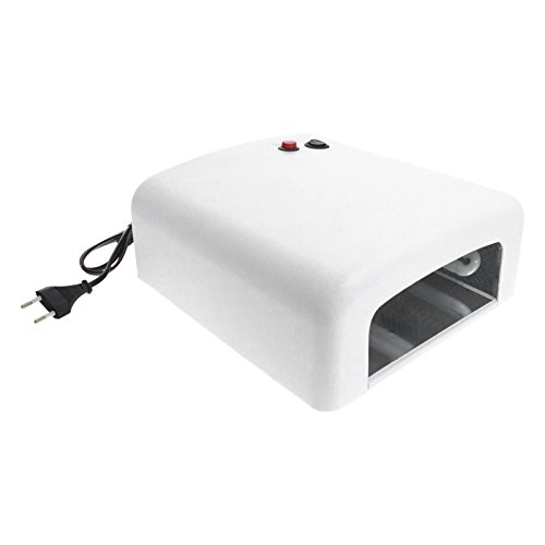 2x Smartfox UV Lichthärtungsgerät Lichthärtegerät mit Timer für Nägel, inkl. 4 UV-Röhren, weiß - 6