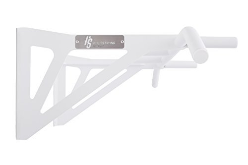 Klimmzugstange von HOLD STRONG Fitness – 6 Griffweiten zur Wandbefestigung / Profiqualität und Studiozulassung nach EN 957 / (HS-K-W6W) – Weiss - 2