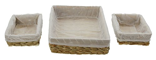 Eckiges Korbset 3-teilig. 102895 - 3