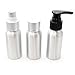 Produktbild 3er SET Aluminium Fläschchen 50ml je Flasche, Zerstäuber + Spender + Fläschchen, Farbe: Silber - Marke Ganzoo